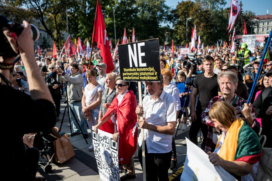 Žinomi žmonės apie mitingą: jau geriau Kaziuko mugė centre nei „šeimų gynėjai“