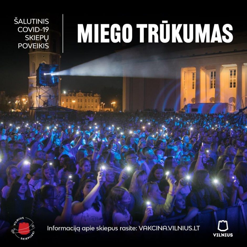 Vilnius pristato reklaminę kampaniją: šalutinis vakcinos poveikis – grįžimas į įprastą gyvenimą