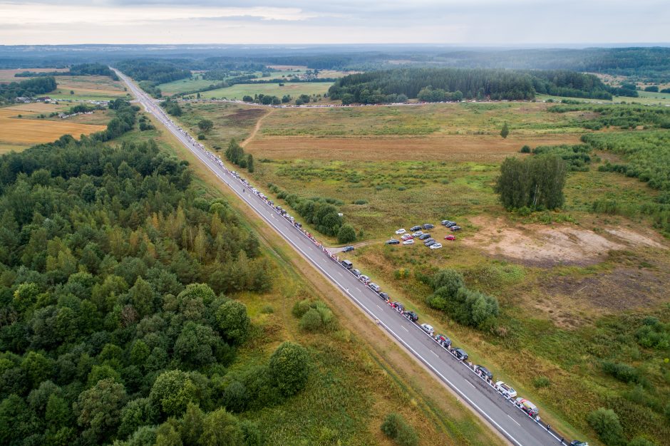 Dėl galimo Lietuvos oro erdvės pažeidimo per „Laisvės kelią“ – nota Baltarusijai