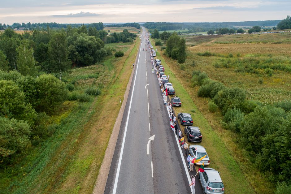 Dėl galimo Lietuvos oro erdvės pažeidimo per „Laisvės kelią“ – nota Baltarusijai