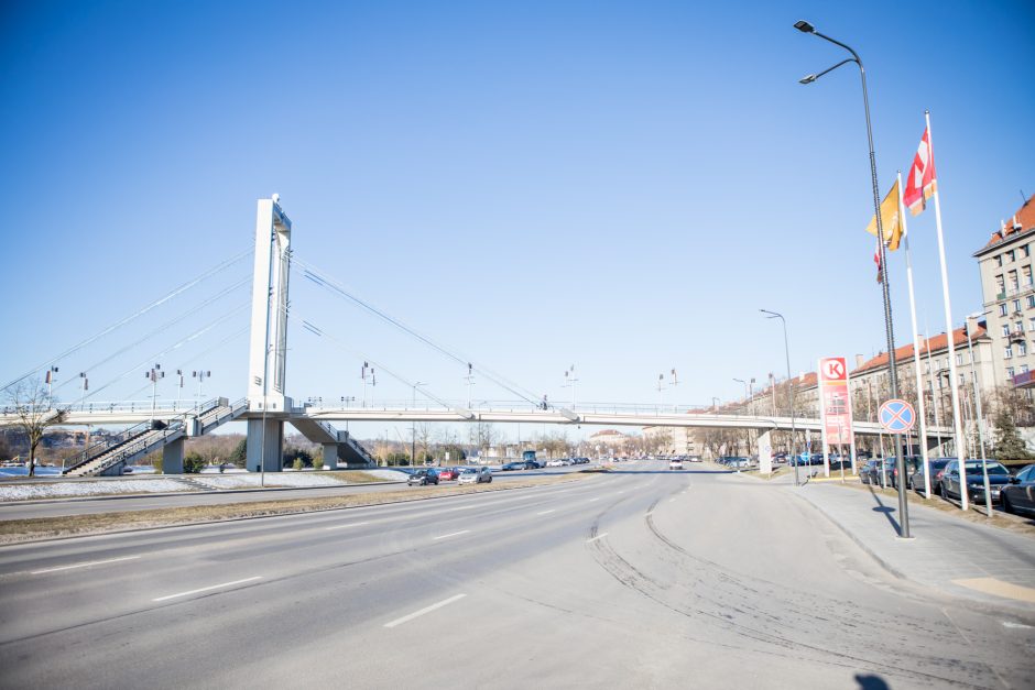 Iš Kauno centro dingo rusų laivą na*** siunčiantis plakatas