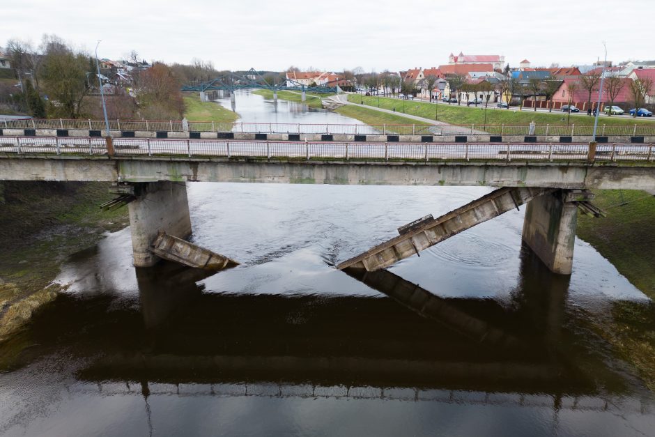 M. Skuodis po incidento Kėdainiuose: tiltams tvarkyti skiriamas prioritetas