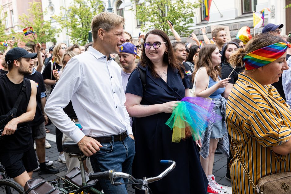 G. Nausėda apie LGBTIQ eitynes: visi nusipelno teisės į civilizuotus santykius