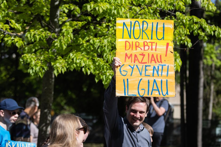 Profesinių sąjungų eitynės ir protestas Gegužės 1-osios proga