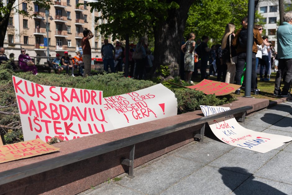 Profesinių sąjungų eitynės ir protestas Gegužės 1-osios proga