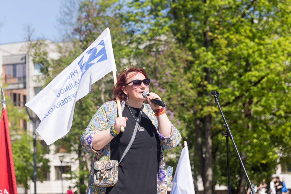 Profesinių sąjungų eitynės ir protestas Gegužės 1-osios proga