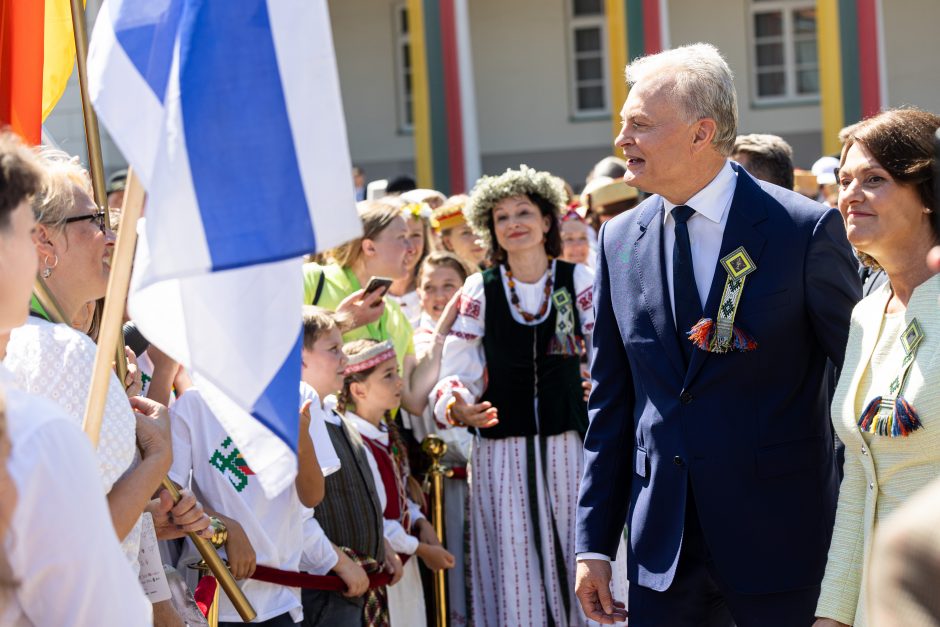 G. Nausėda: visą mūsų rūpestį Tėvynės likimu, mūsų siekį vienytis galime rasti vienoje dainoje