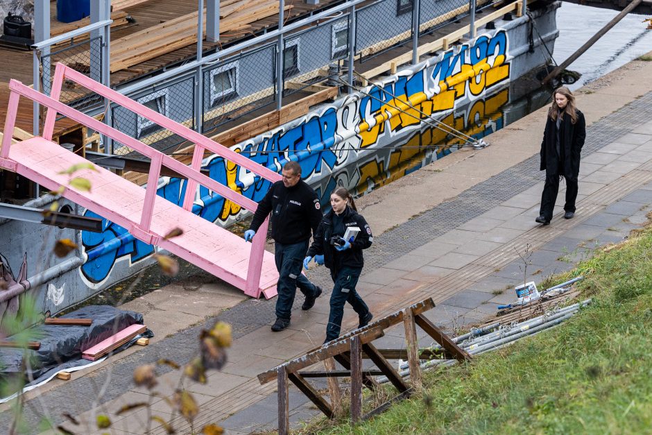 Vilniaus centre iš Neries ištrauktas žmogaus kūnas