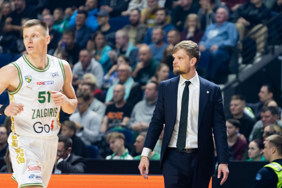 Be vyr. trenerio rungtyniavęs „Žalgiris“ gavo smūgį nuo „Wolves“ ekipos