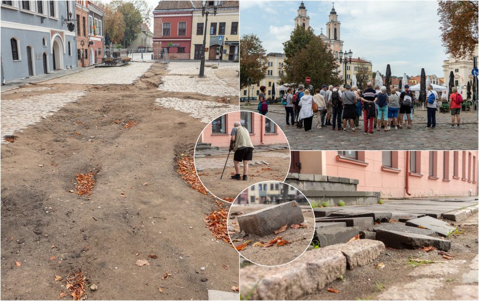 Rotušės aikštėje klumpa turistai: ką daryti?