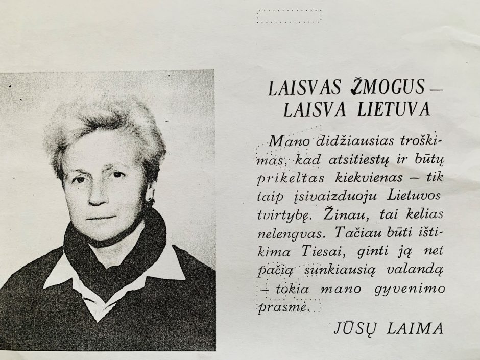 Mirė dokumentinių filmų režisierė, operatorė, Sąjūdžio metraštininkė L. Pangonytė
