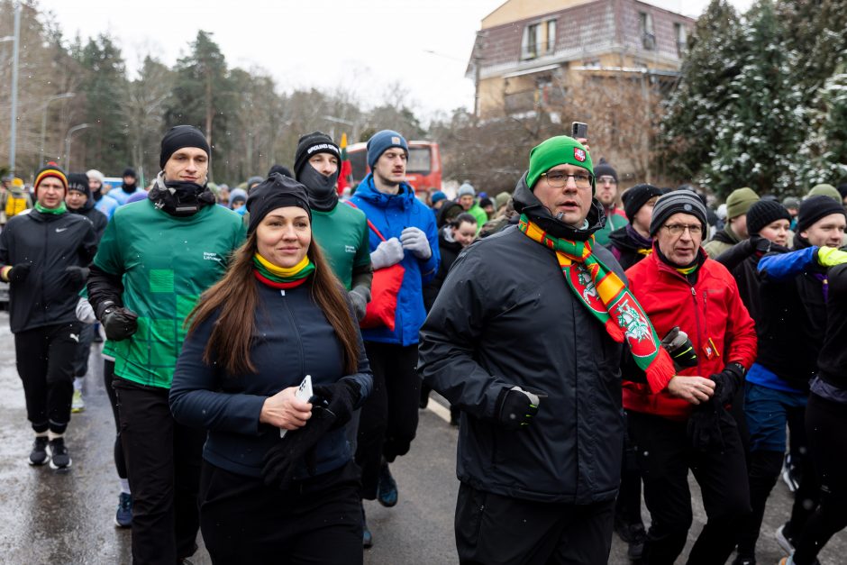 Vilniuje finišavo bėgimas „Gyvybės ir mirties keliu“