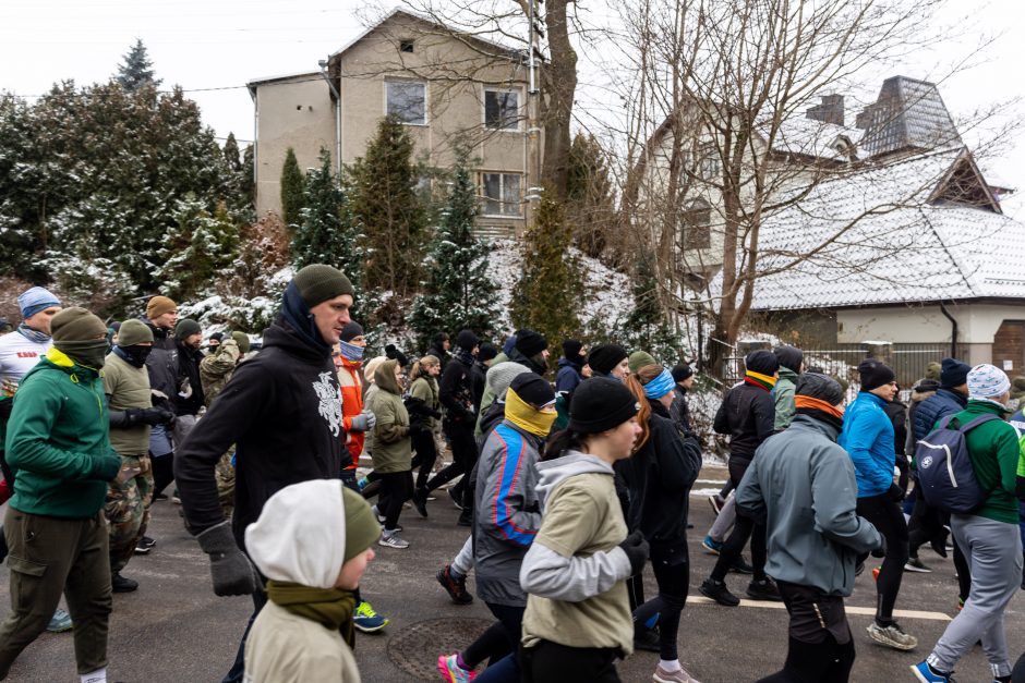 Vilniuje finišavo bėgimas „Gyvybės ir mirties keliu“