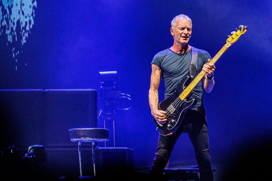 „Sting: My Songs 2024“ pasirodymas Kauno „Žalgirio“ arenoje