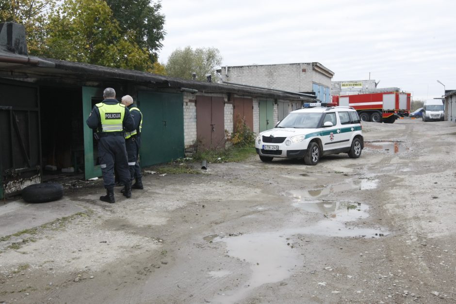 V. Krėvės prospekto garaže – šokiruojantis radinys