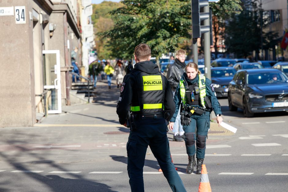 Kauno centre strigo eismas: partrenkta moteris