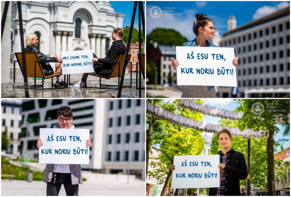 Studentų reakcija į VGTU reklamas Kaune: esame ten, kur norime būti