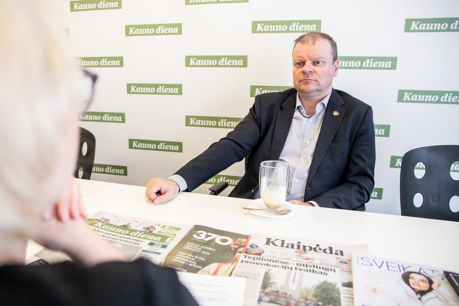 S. Skvernelis: tik aklas gali nematyti pokyčių Kaune