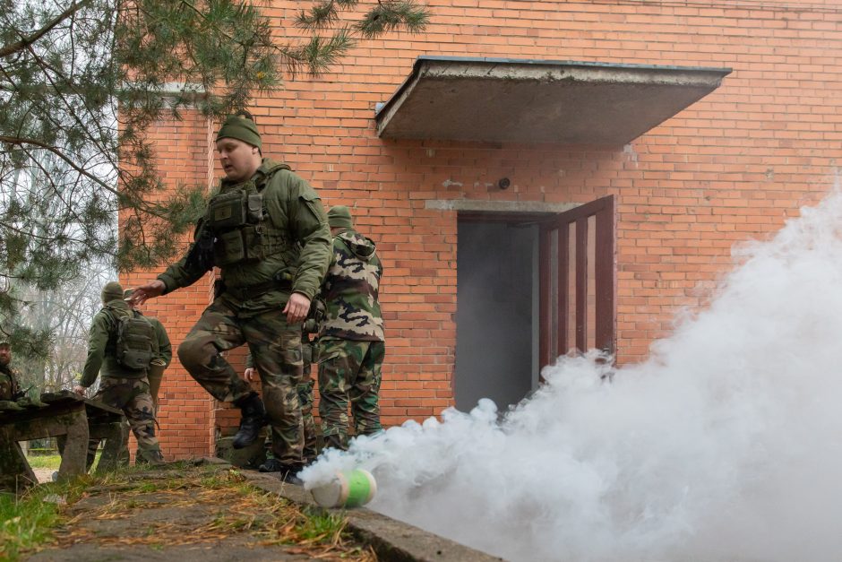 Šaulių vadai sėmėsi patirties