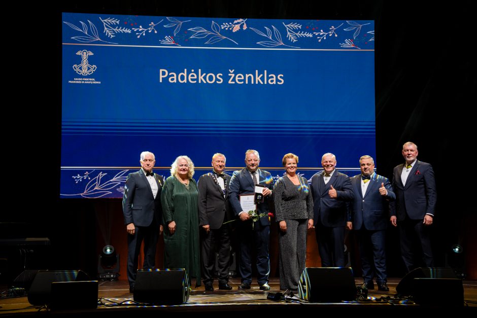 Kauno prekybos, pramonės ir amatų rūmai iškilmingai apdovanojo verslininkus