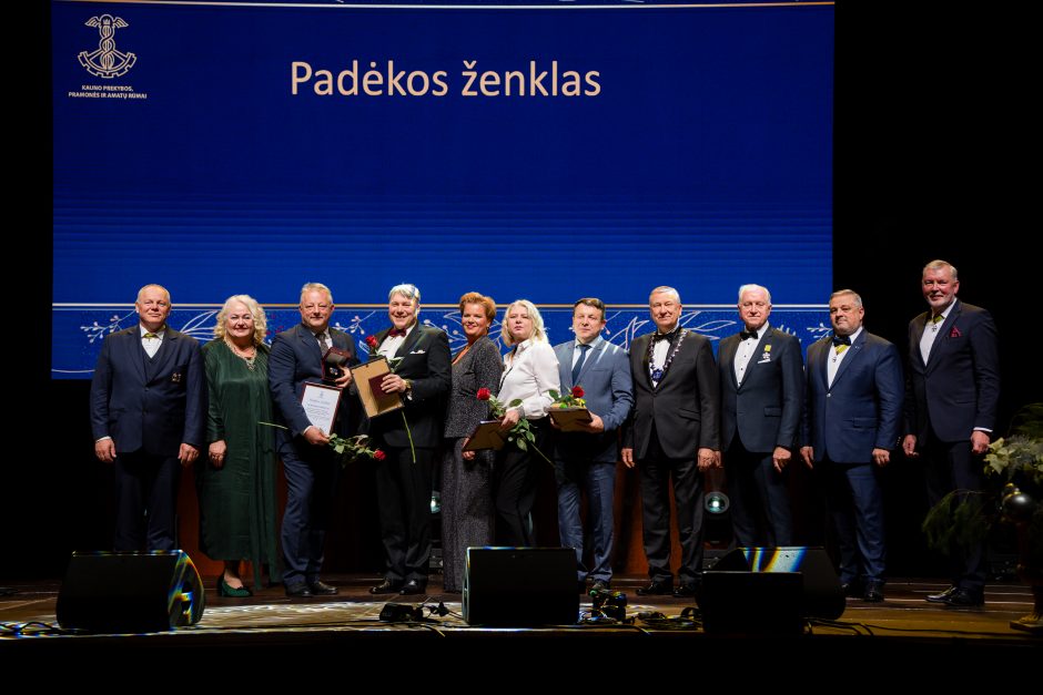 Kauno prekybos, pramonės ir amatų rūmai iškilmingai apdovanojo verslininkus