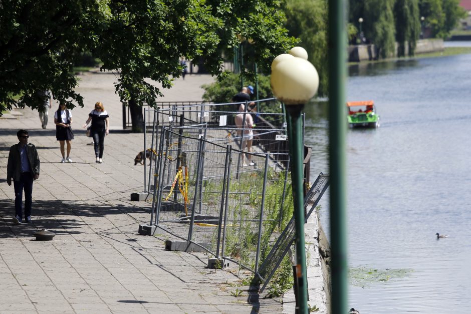 Klaipėda už 5 mln. eurų rekonstruos Danės krantinę, įrengs šimtmečio skverą