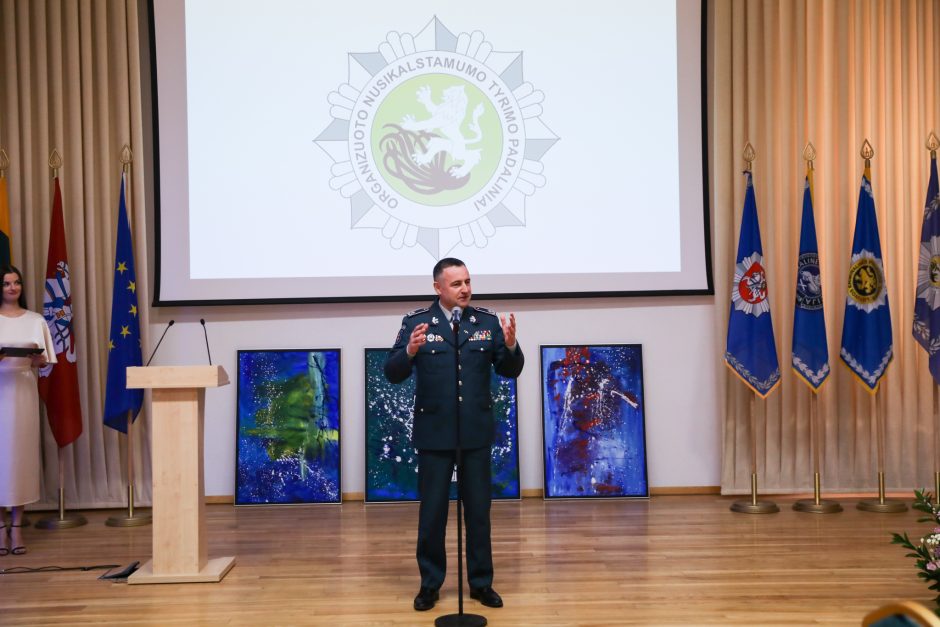 Geriausiais organizuoto nusikalstamumo tyrimo padalinių pareigūnais tapo kauniečiai