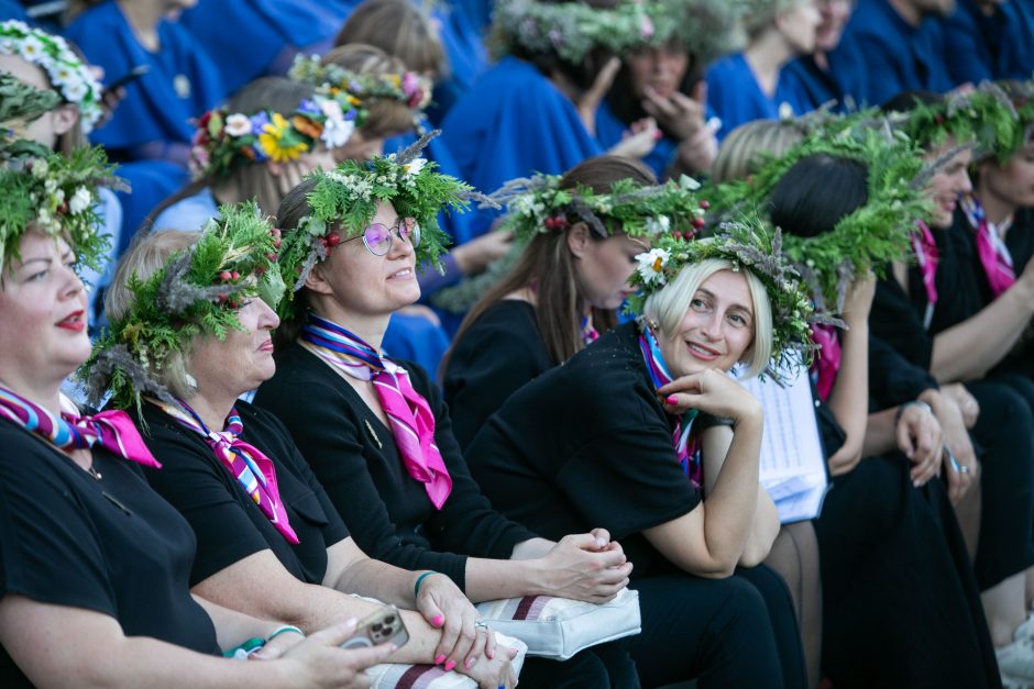 Vingio parke – šimtmečio Dainų šventės finalas 