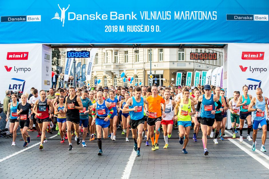 Vilniaus maratono nugalėtojais tapo vyras ir žmona iš Ukrainos 