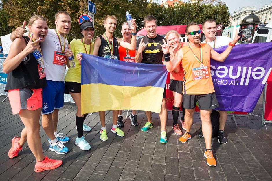 Vilniaus maratono nugalėtojais tapo vyras ir žmona iš Ukrainos 