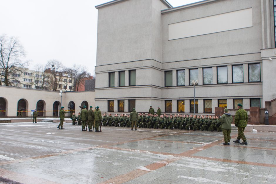 Karo muziejuje – išbandymas šauliams ir kadetams