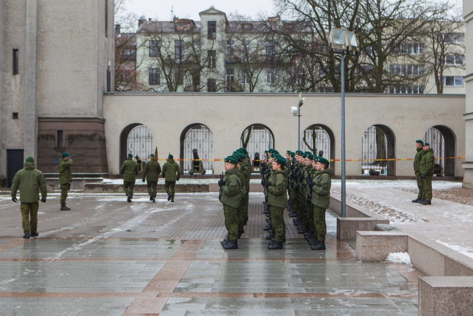 Karo muziejuje – išbandymas šauliams ir kadetams