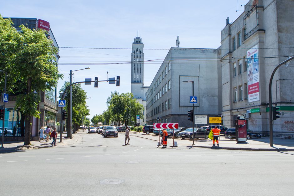Prasideda Žemaičių gatvės įkalnės rekonstrukcija