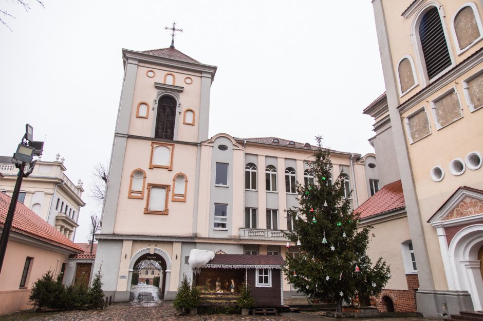 Kalėdinės prakartėlės lankytojus pasitinka ir penkių dienų ėriukas