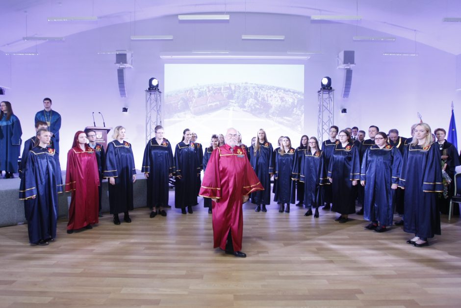 Universiteto rektoriaus inauguracijoje – dėmesys Klaipėdai