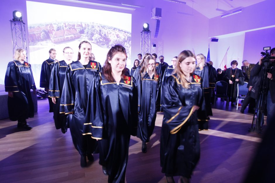 Universiteto rektoriaus inauguracijoje – dėmesys Klaipėdai