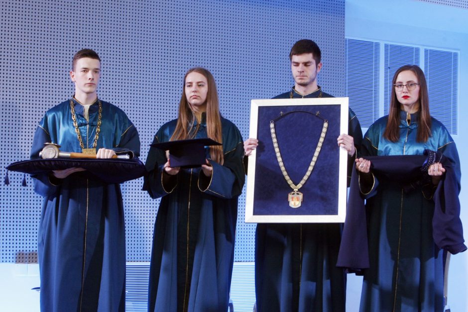 Universiteto rektoriaus inauguracijoje – dėmesys Klaipėdai