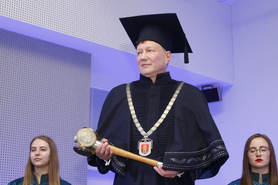 Universiteto rektoriaus inauguracijoje – dėmesys Klaipėdai