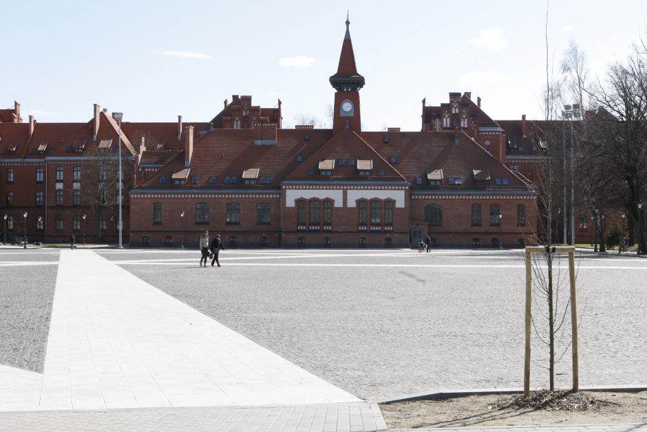 Aikštės rekonstrukciją baigs birželį