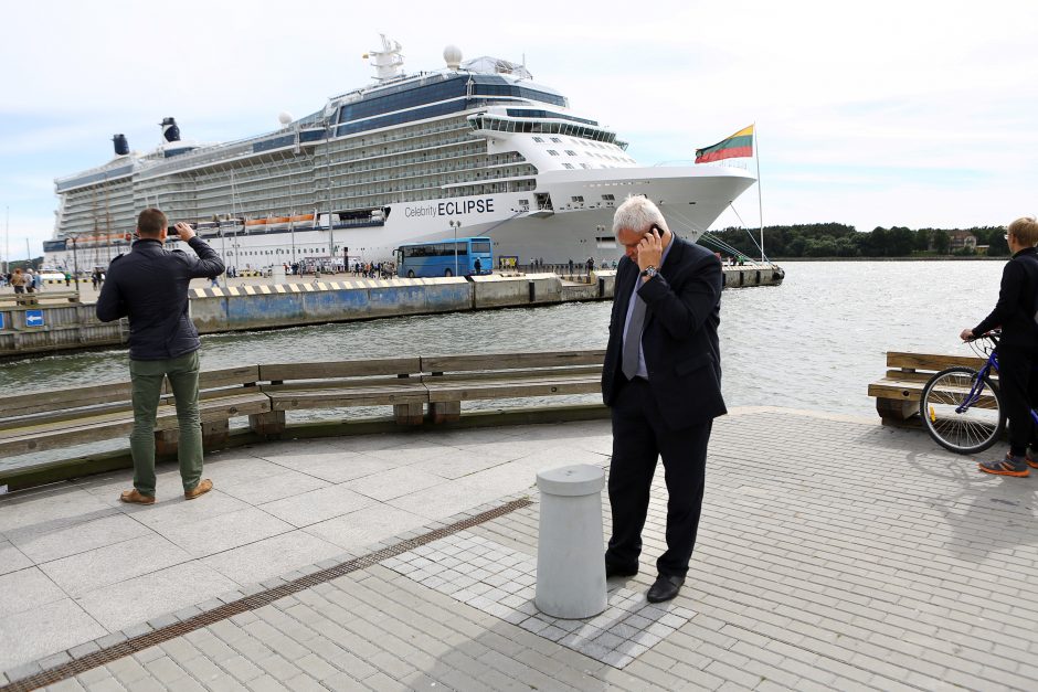 Dingusi skulptūra išgąsdino klaipėdiečius