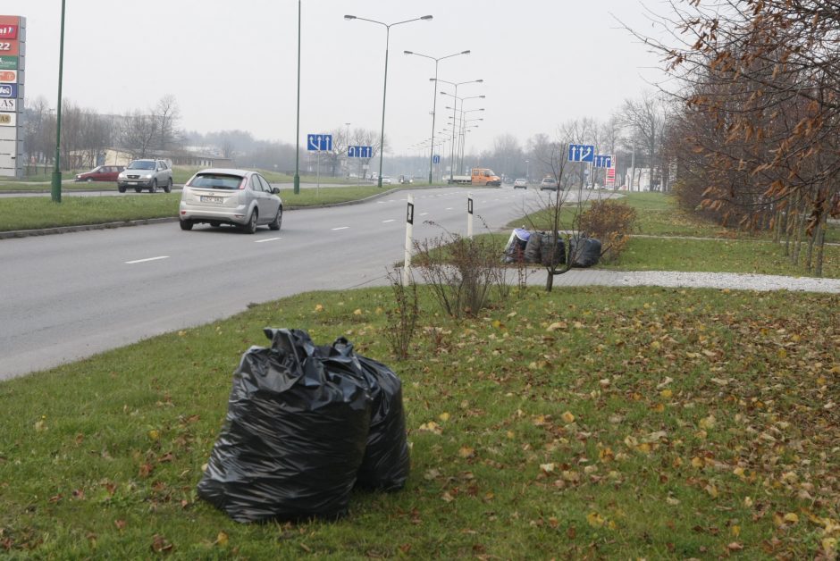 Rudeninių šiukšlių palieka ir gyventojai