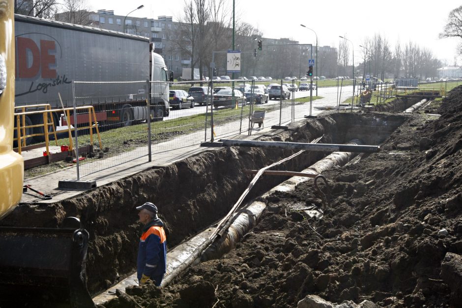 Šilumos tinklų remontas laukia starto