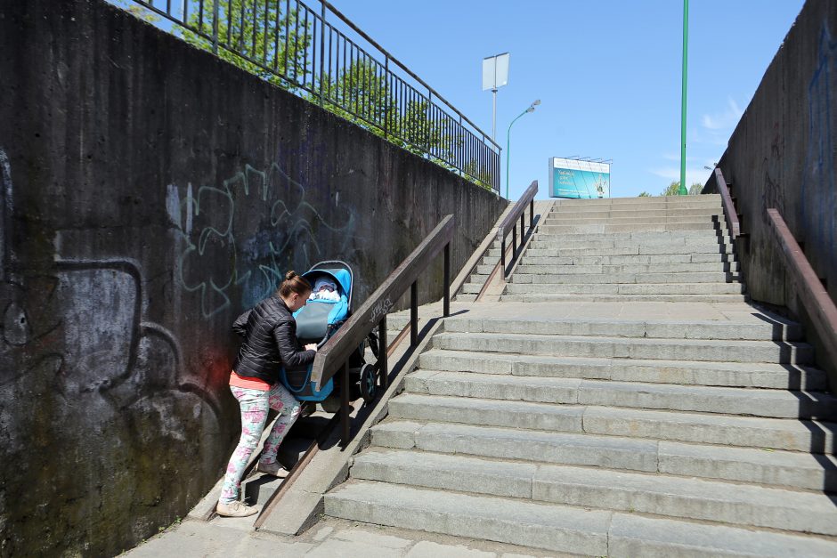 Uostamiesčio mamoms – išbandymai laiptais