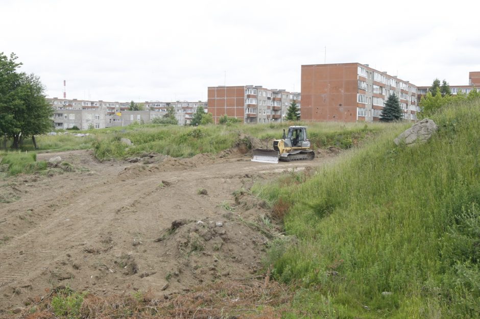 Sąjūdžio parke – darbų pradžia