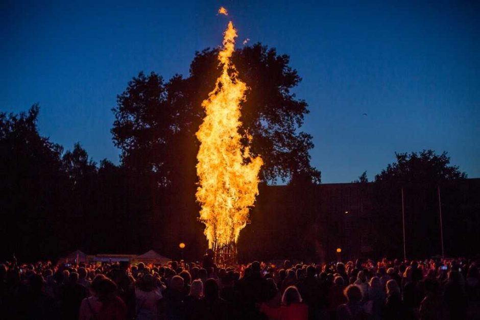 Joninių šventė – Danės skvere