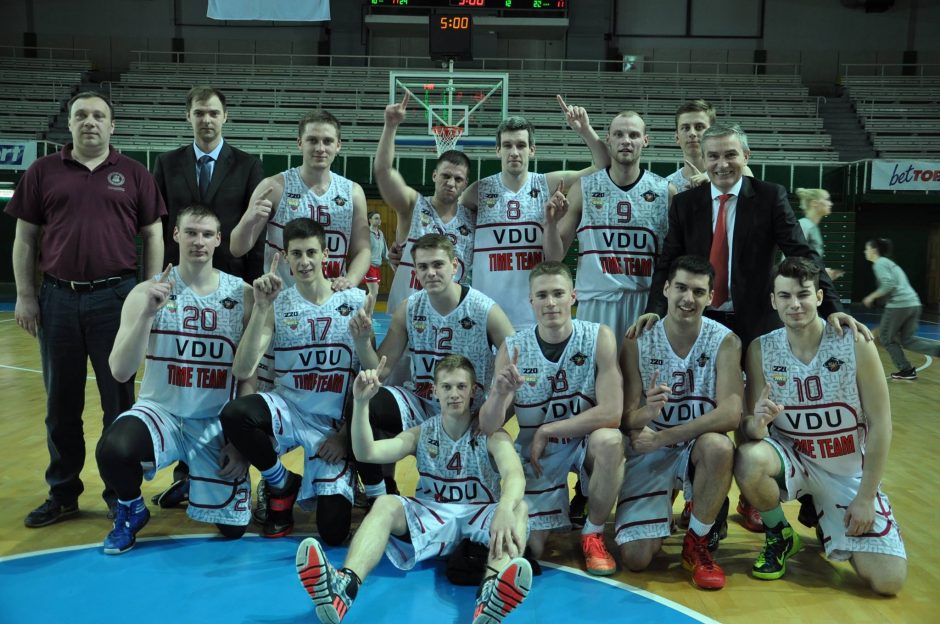 LSKL II vaikinų grupės čempionai – VDU-2 krepšininkai