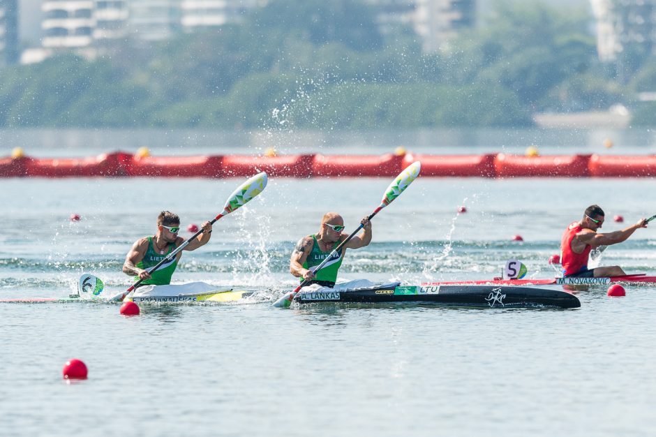 Stiprus startas: Lietuvos baidarininkai pateko tiesiai į finalą