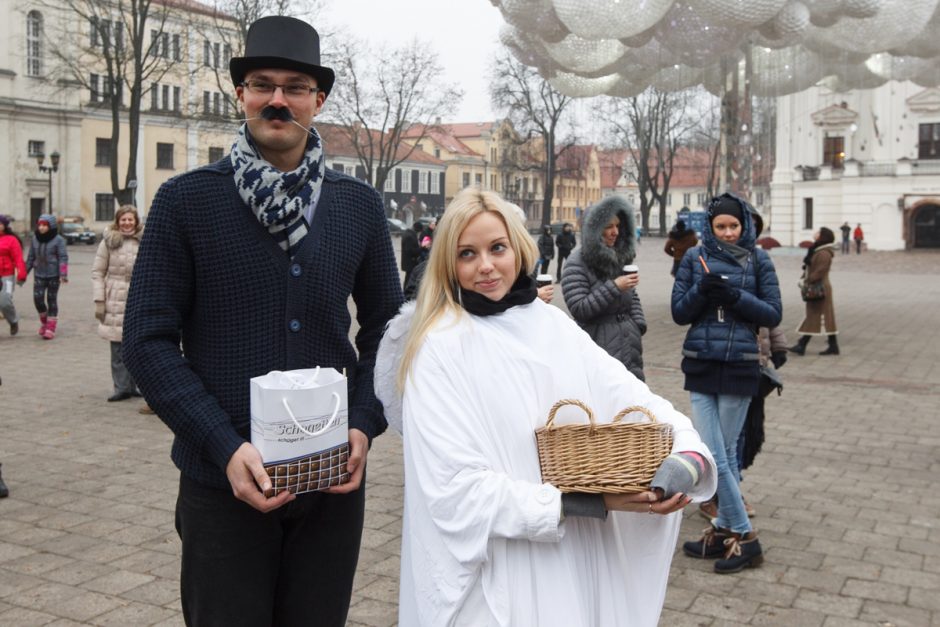 Debesų eglė padiktavo kalėdinio miestelio stilių