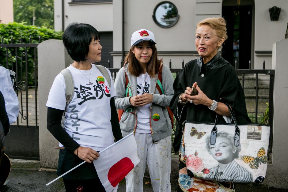 Japonai atvažiavo į Kauną perdažyti garsaus diplomato namus