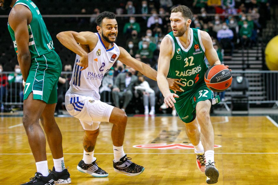 „Žalgiris“ užtikrintai įveikė Madrido „Real“